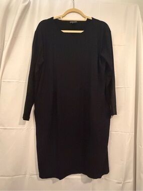 Eileen fisher black dress size small
